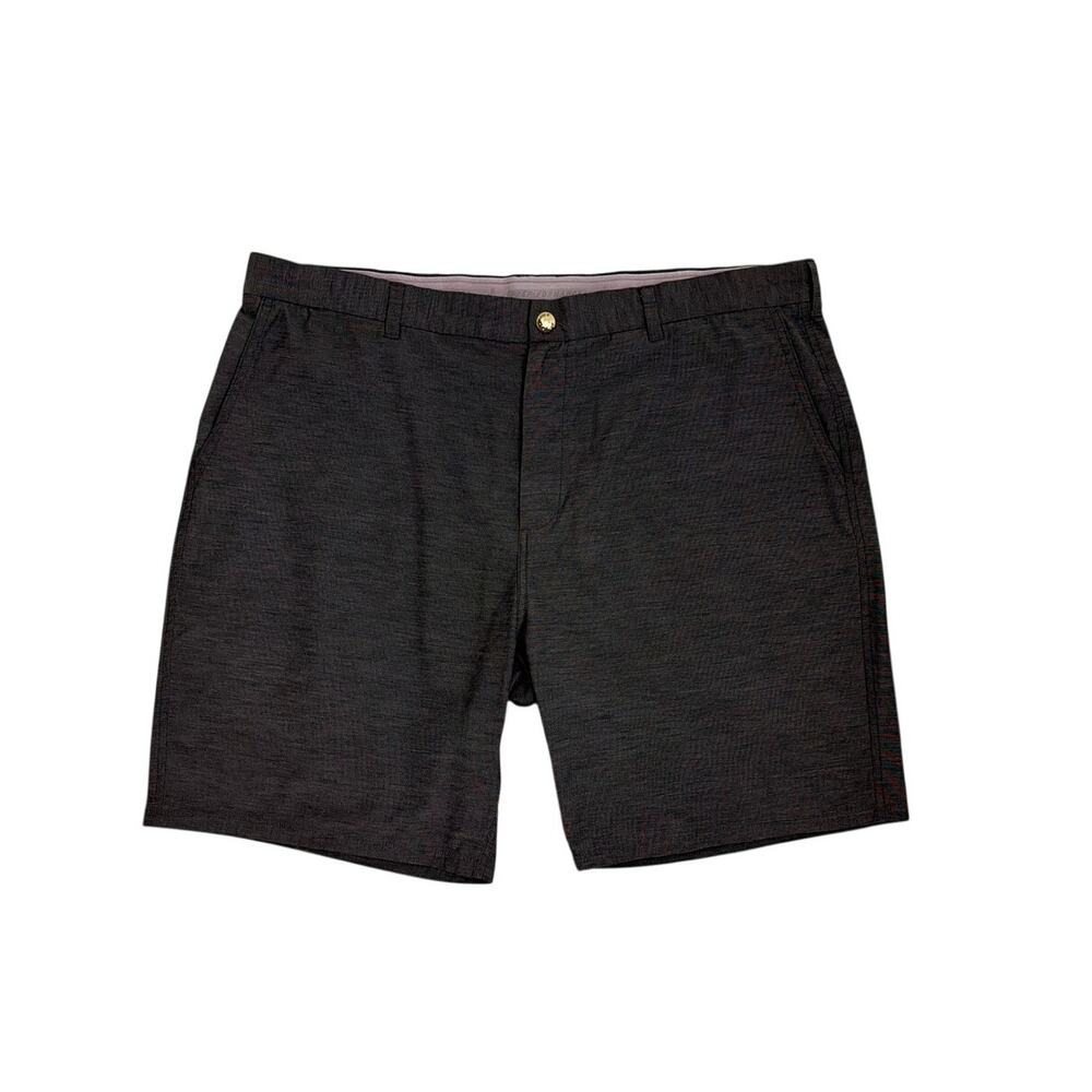 Johnnie-O Calcutta Gray Dri-Fit Performance Golf Athletic Chino Shorts Size 40